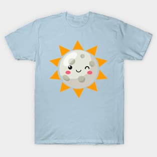 Solar Eclipse Cartoon T-Shirt